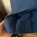 Vintage Handmade 1950s Blue Wool Dress