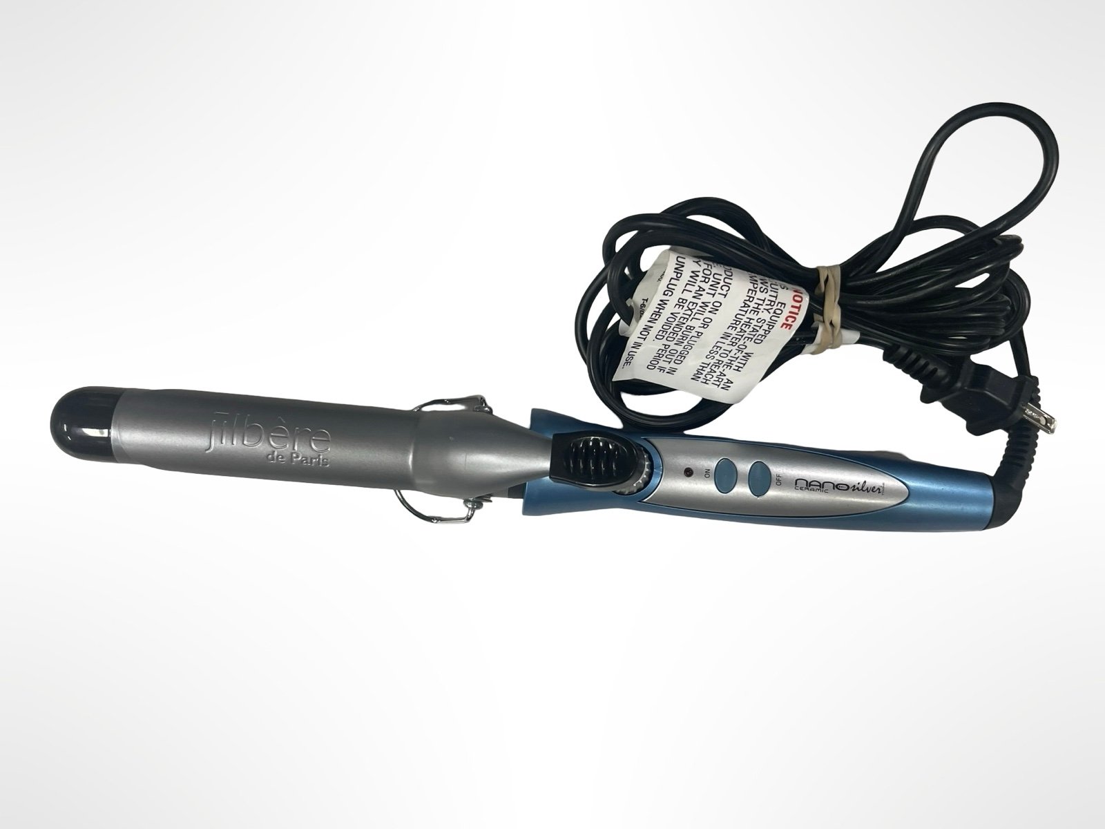 Jilbere de Paris Nano silver ceramic curling iron