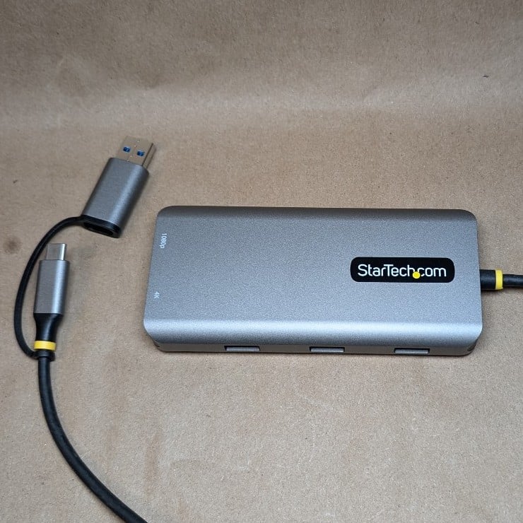 StarTech USB-C Multiport Adapter (167B-USBC-MULTIPORT) Dual HDMI, 3x USB-A