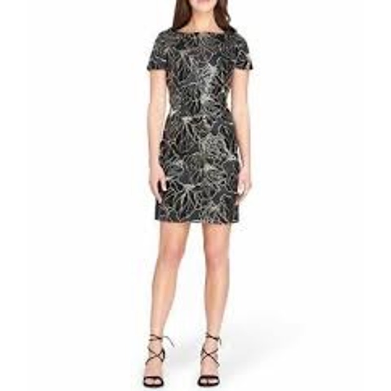 New Tahari Embroidered Dress