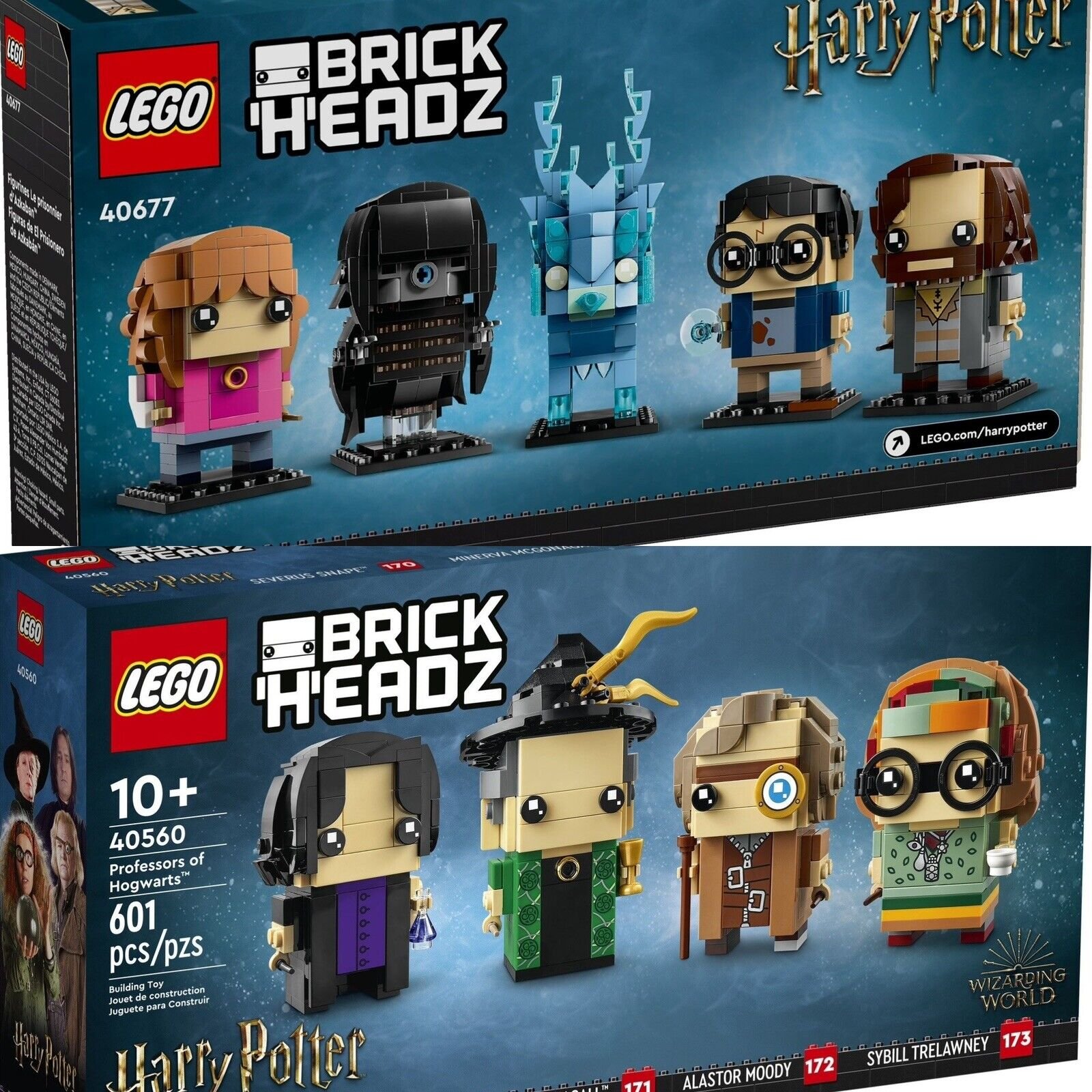 Lego Harry Potter Brickheadz 40560 Hogwarts Professors 40677 Prisoner of Azkaban