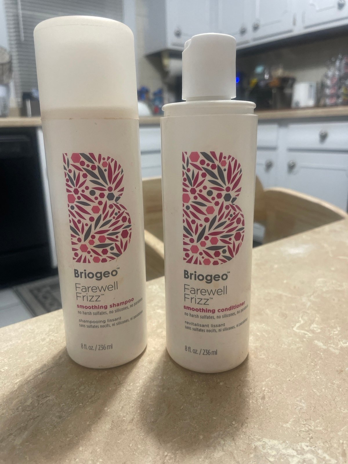 Briogeo farewell frizz smoothing shampoo and conditioner 8 fl oz