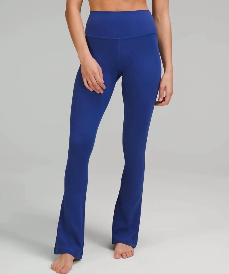 125 Lululemon Psychic Blue Flare Pants Size 2