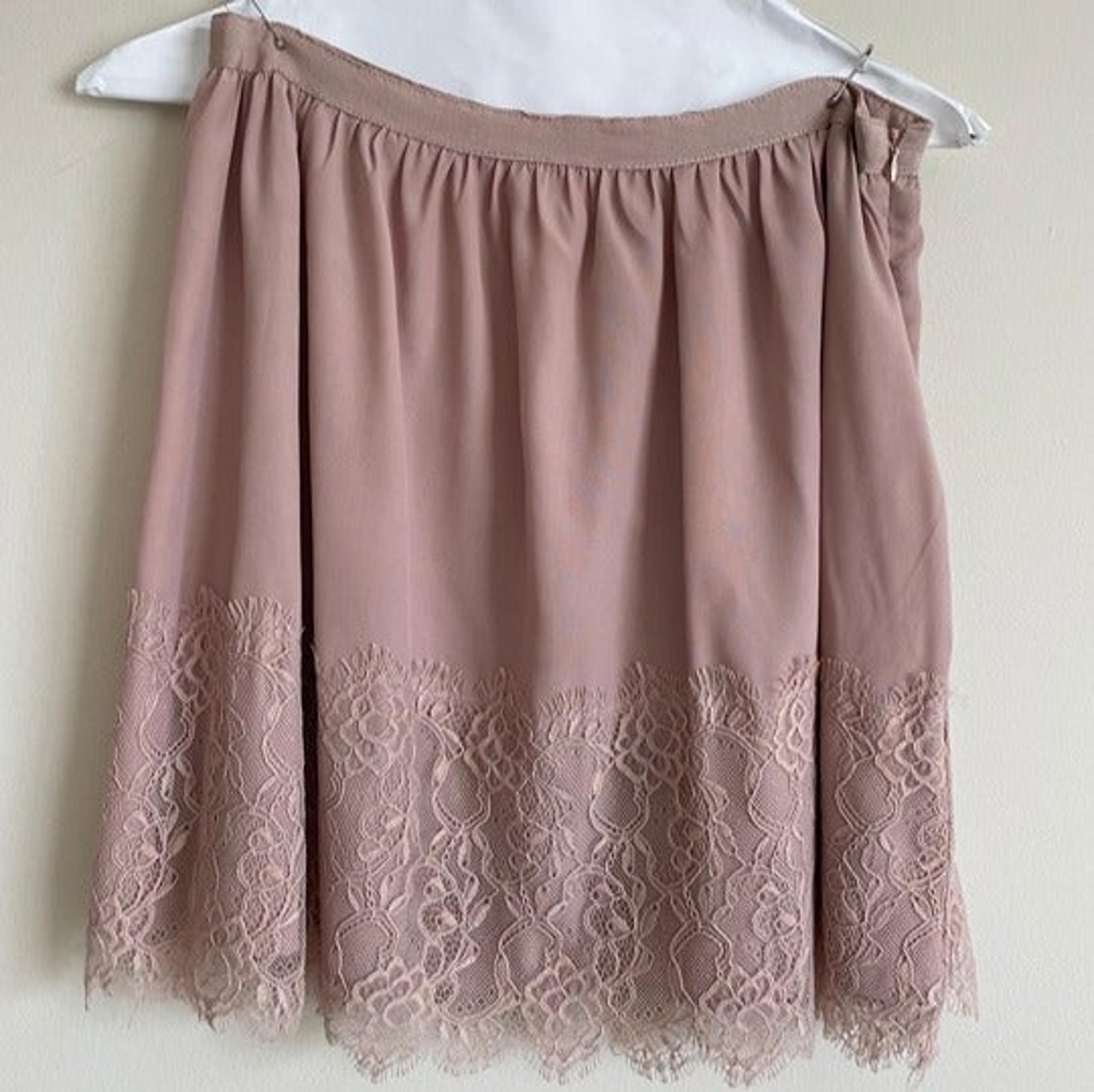 XXI Sheer Lace Mini Skirt, Size M