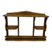 Sheryn's Maple Wood Wall Hanging Curio Cup Saucer Plate Display Kitchen Country