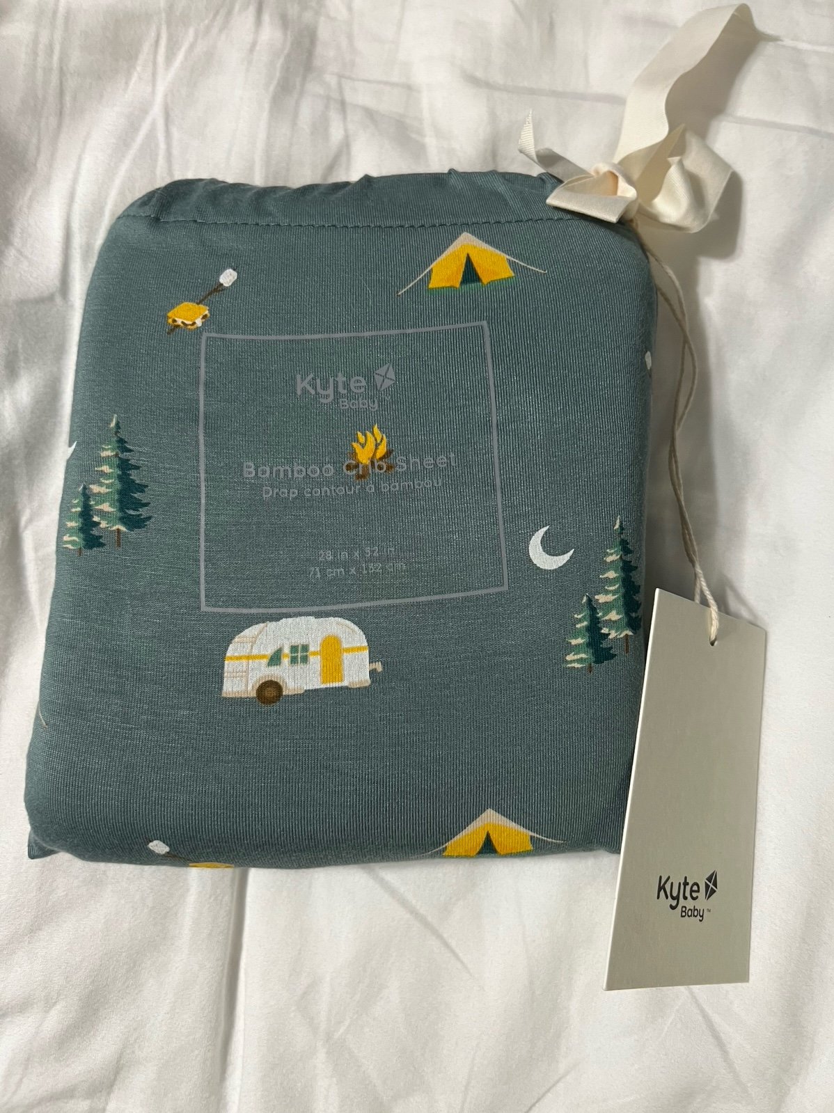 Kyte baby camping crib sheet new with tags