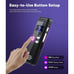 64GB Digital Voice Activated Recorder with Playback - 3072Kpbs HD Dual MIC Tape