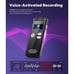64GB Digital Voice Activated Recorder with Playback - 3072Kpbs HD Dual MIC Tape