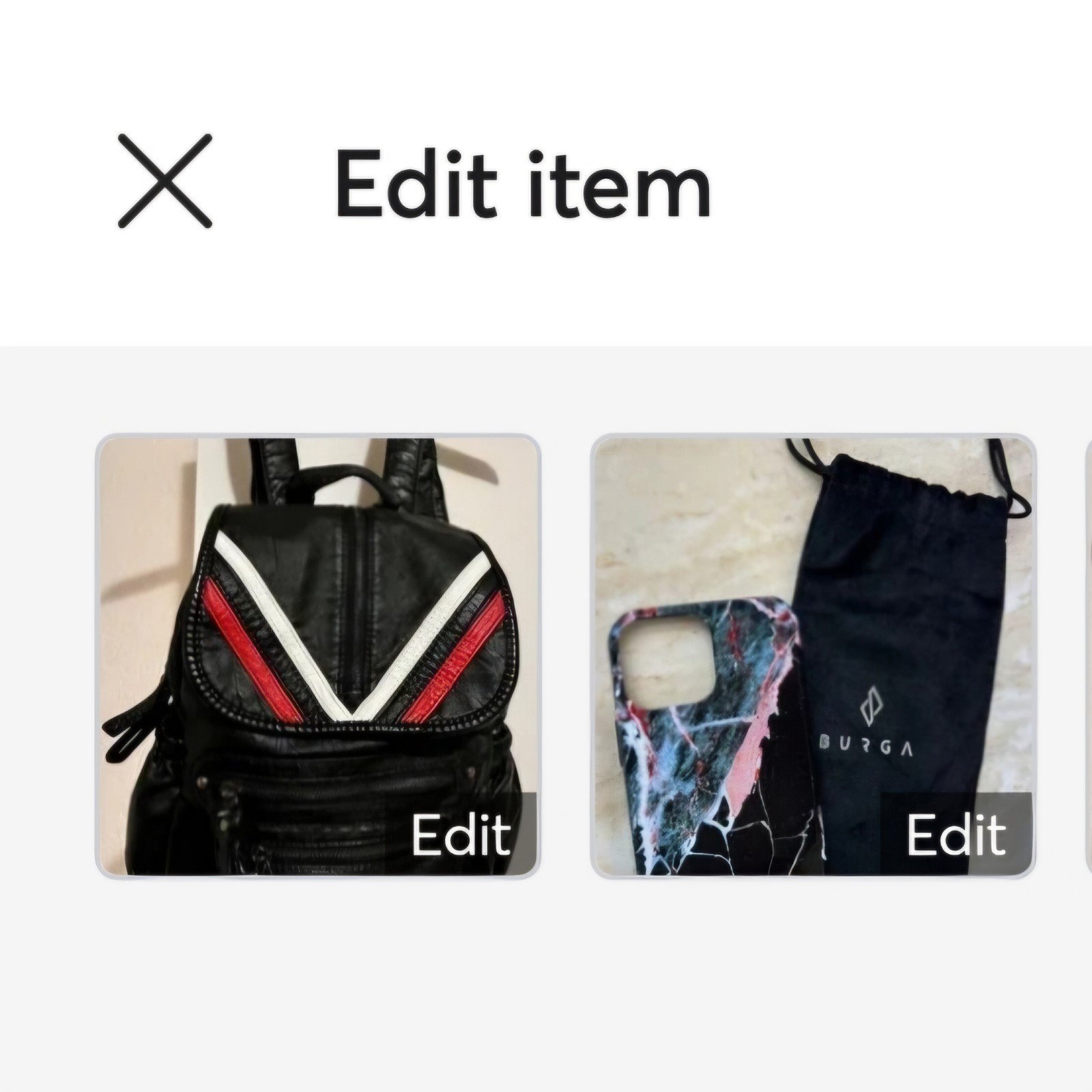 Backpack & phone case