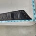 Fossil black leather bohemian belt studded round brass tone buckle size Large