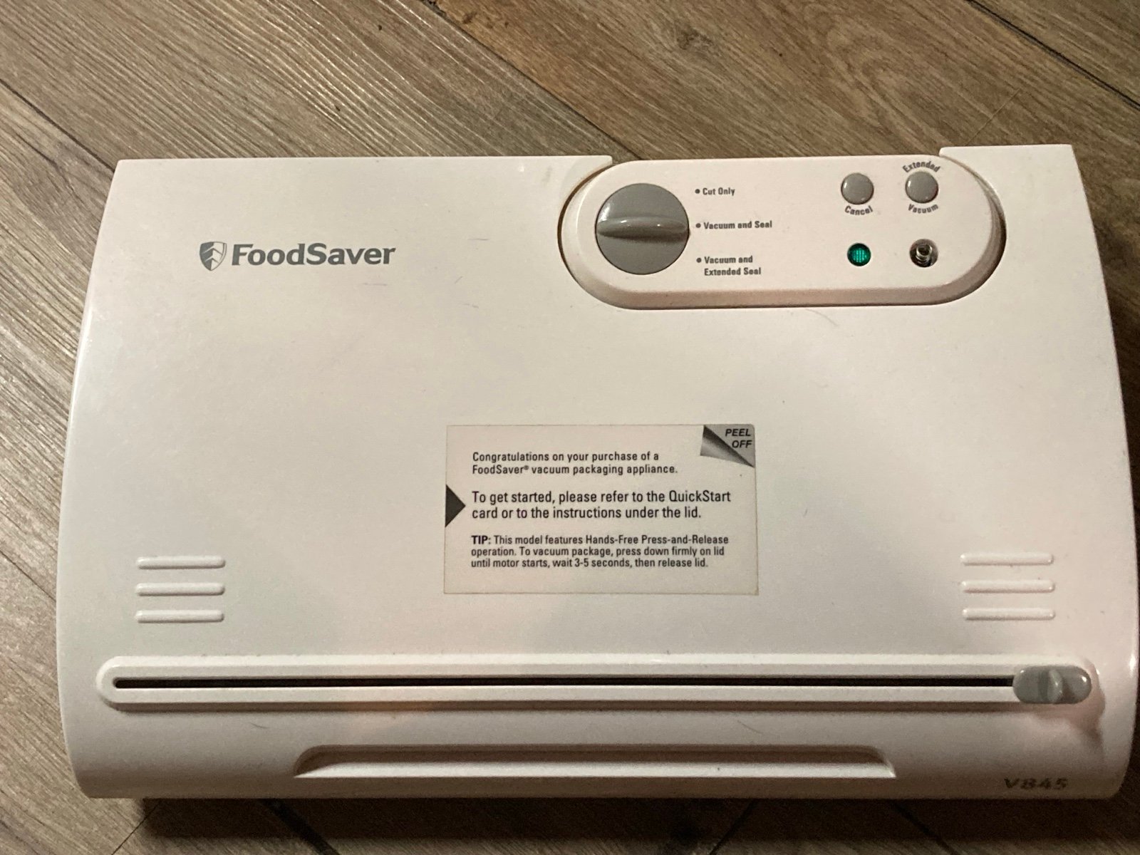 Food saver vacuum seal