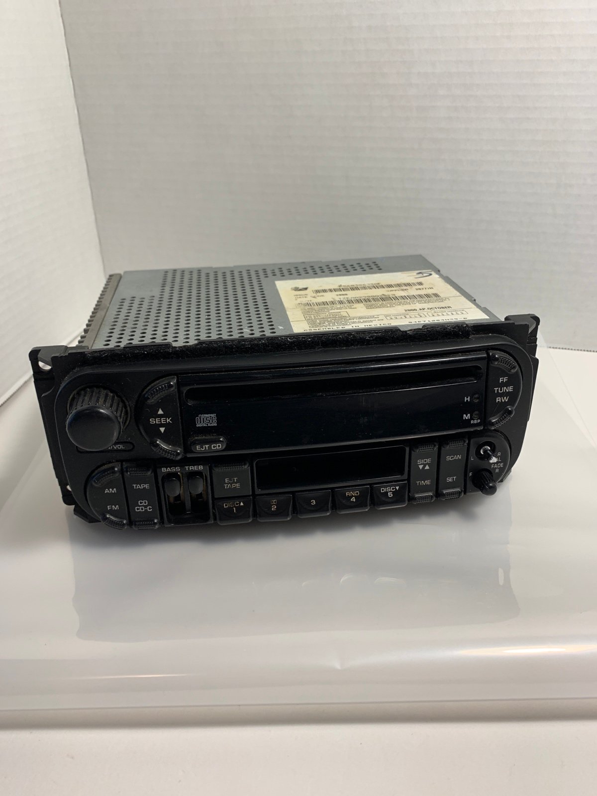Chrysler Dolby 2000 Car Cassette CD Stereo P56038623AF Untested Good Condition!