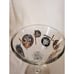 5 Vintage 1950s Libbey Old Coins Cocktail Liquor Black Gold Glasses