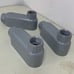 3 New Appleton Form 85 Aluminum Conduit Body Type LB125-A 1.25 Threaded