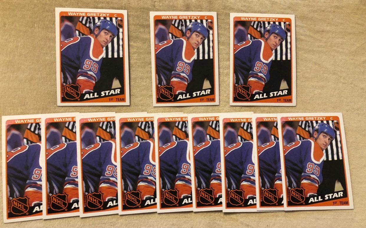 1984 Topps Wayne Gretzky A.S. Card (x12)