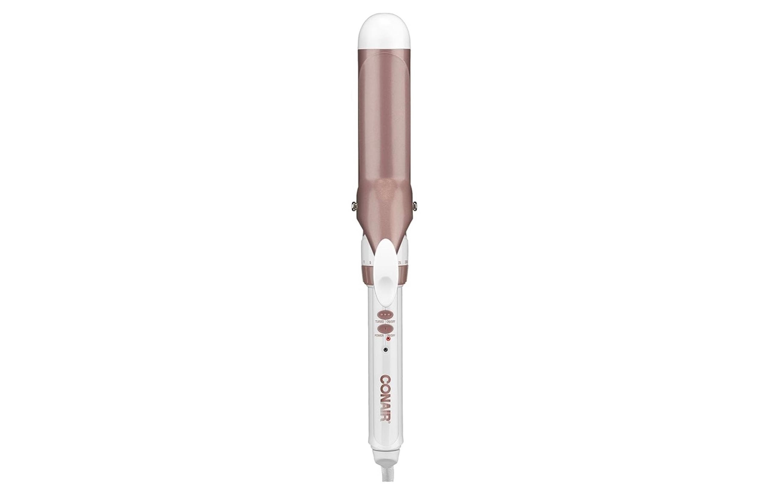 Conair Double Ceramic Curling Iron 1 1/2” Rose Gold Hair Styling Tool