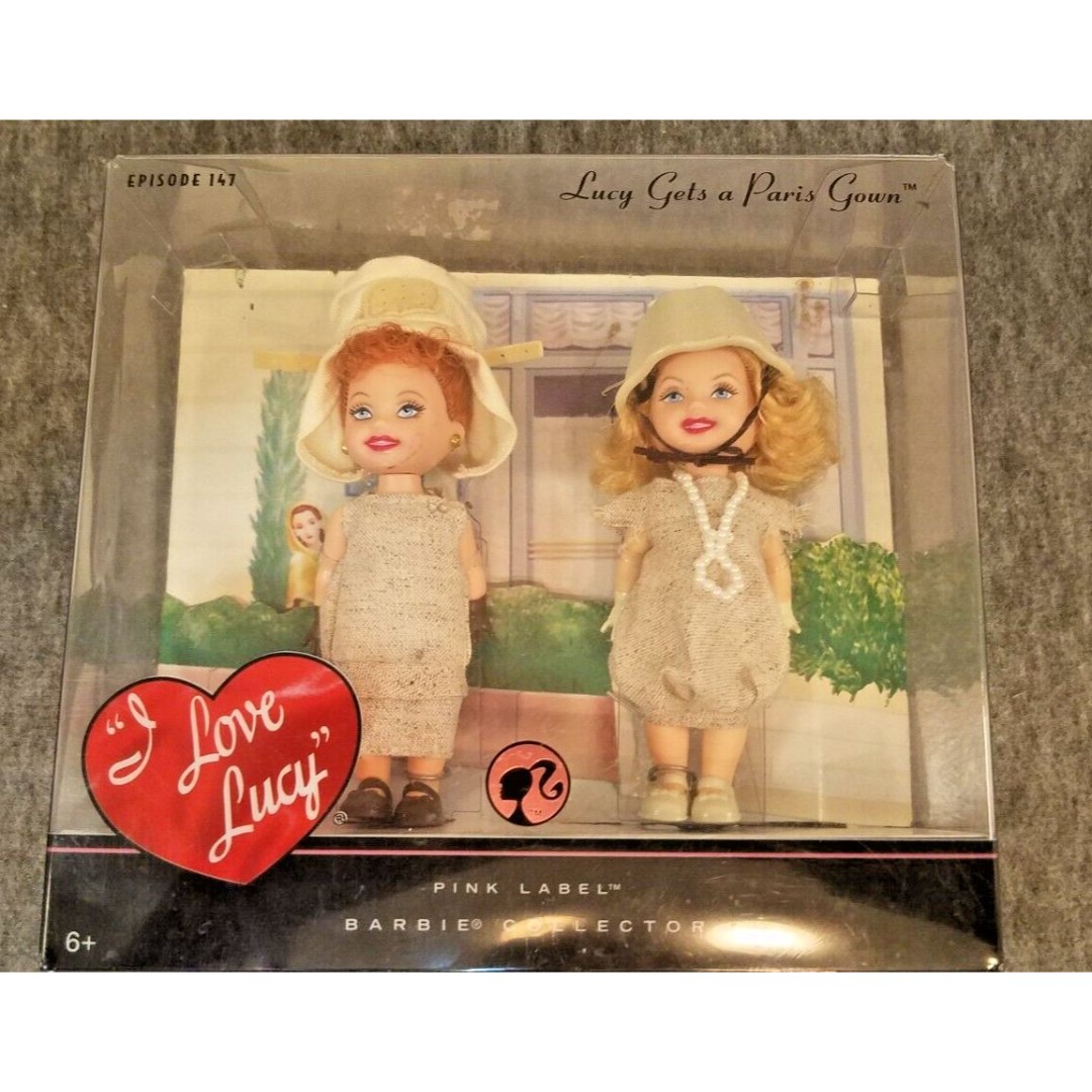 I Love Lucy Barbie Collector Pink Label Lucy Gets a Paris Gown Episode 147- 2008