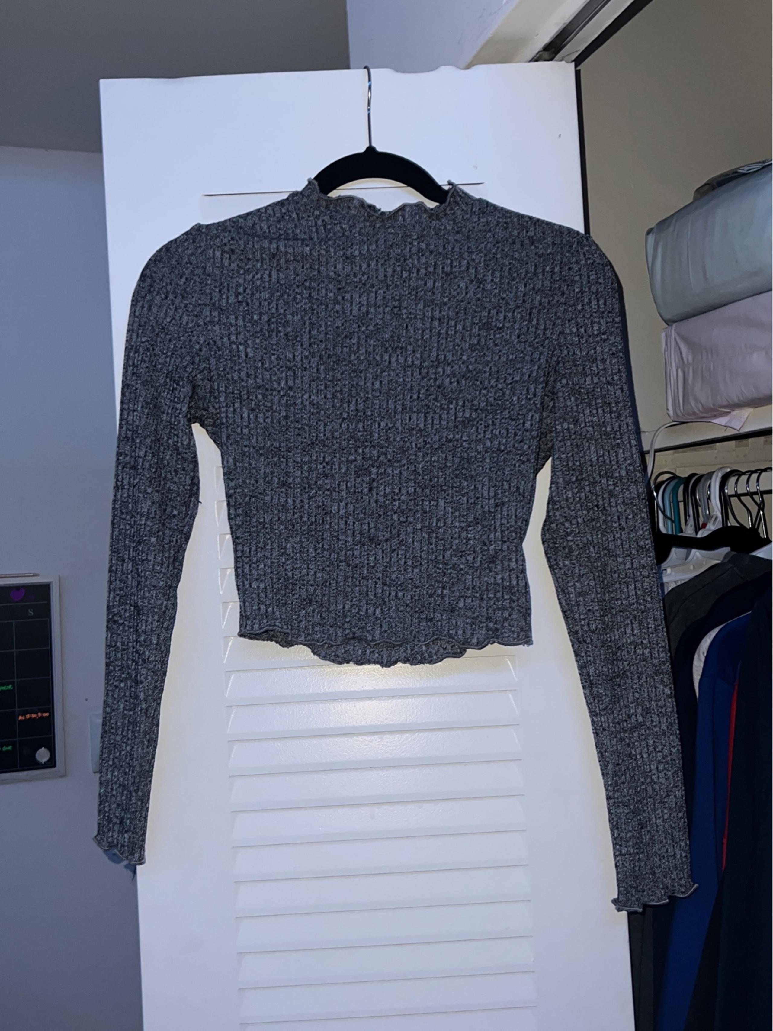 Shein Cropped Mock Turtle Neck