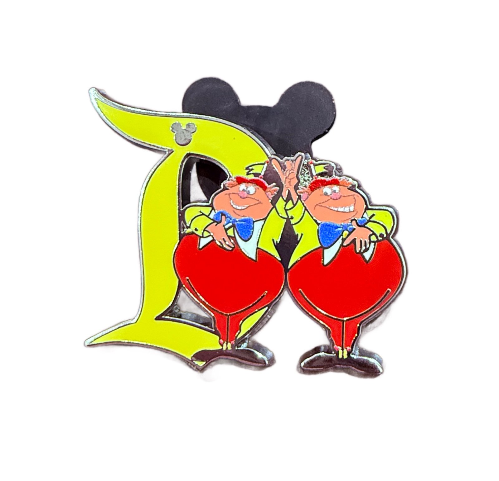 Tweedle Dee and Dum Disneyland D Chaser 2025 Hidden Mickey Pin Disney NEW