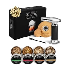 Bourbon, Whiskey Smoker Kit Old Kit with Torch – Four Kinds of Wood Chips