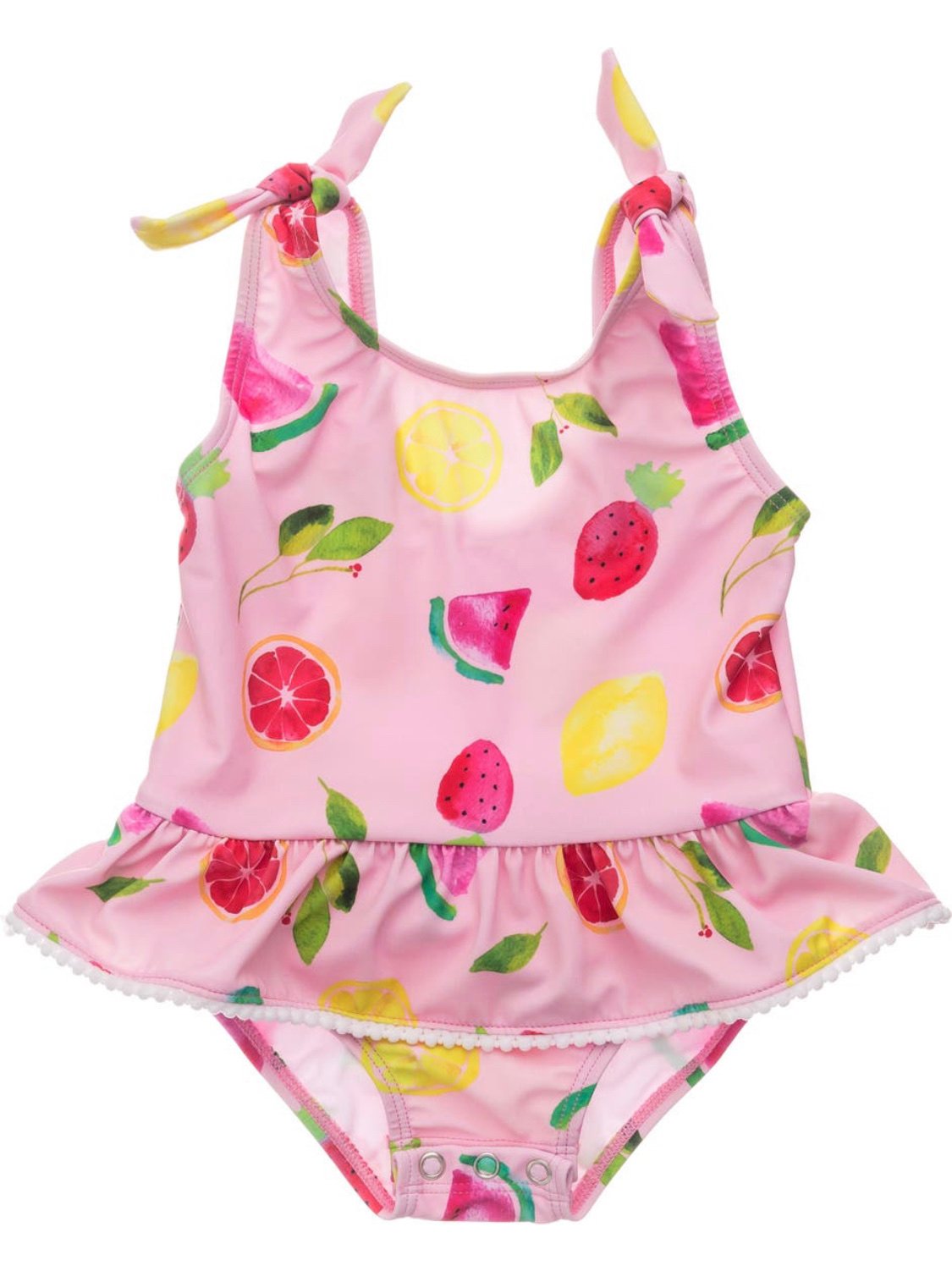 Snapper Rock fruit fiesta skirted swimsuit