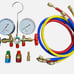 R12 R22 R134a R502 Manifold Gauge Set HVAC A/C Charging Service