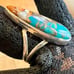 Sterling Silver Oyster Turquoise Ring - Size 7 - NWOT