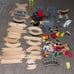 Kid Craft Wooden Train Track Set 79 Pieces Lot