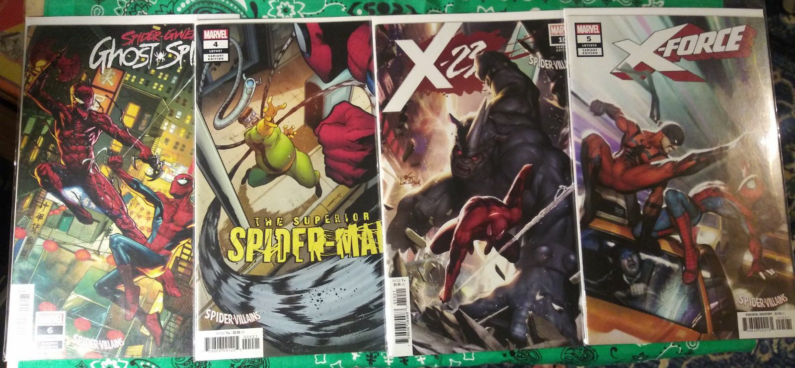 Spiderman villain variant set