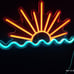 Sunrise Sunset Neon Sign Sun Wave Led Neon Signs Beach Sea Wave Led Neon Signs