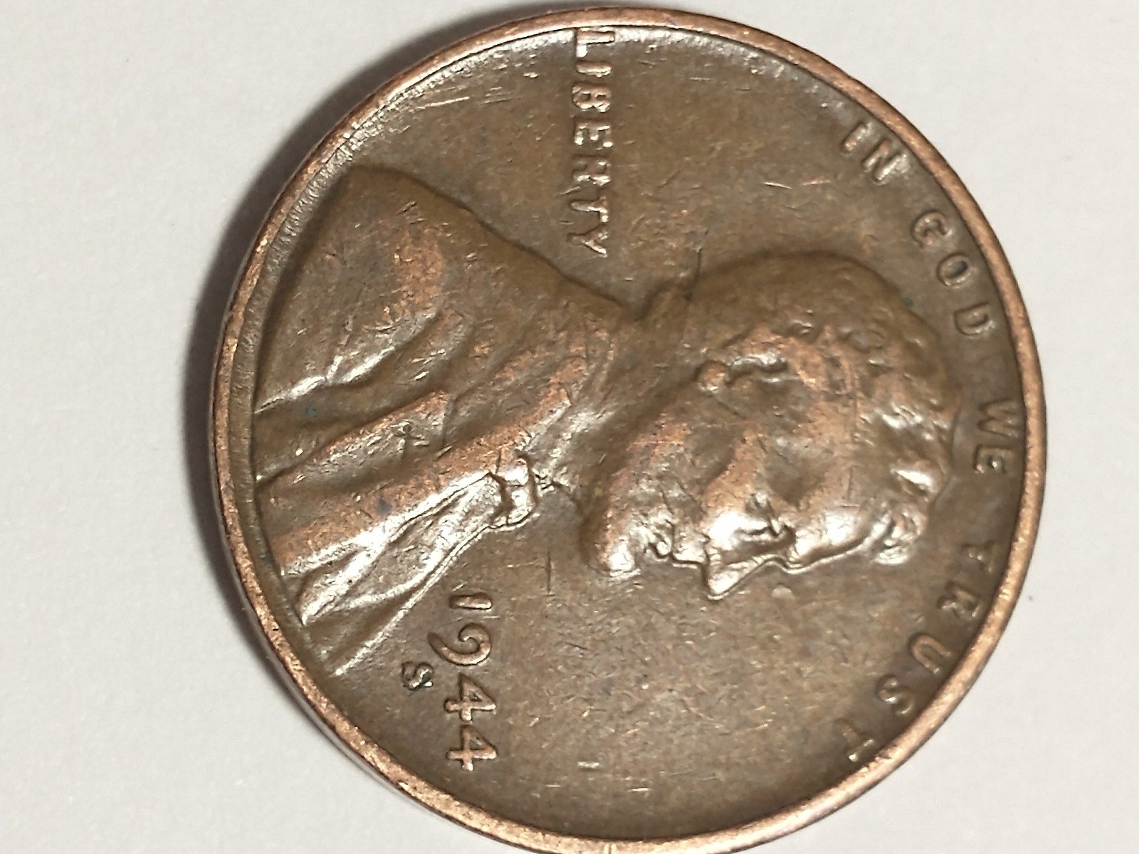 1944 S Lincoln Wheat Penny