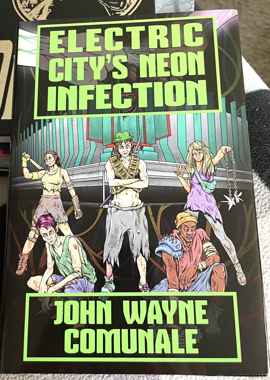 John Wayne Comunale Electric City Neon Infection Signed# 44 cc’s THUNDERSTORM