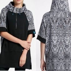 Nike N7 Poncho Short Sleeve Hoodie Sweatshirt