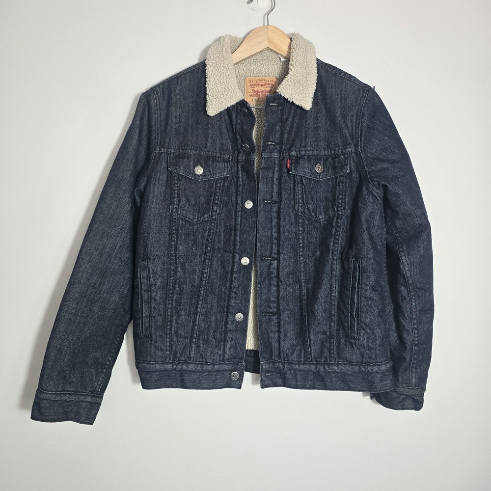 Levis Sherpa Trucker Jacket Type III 57512 Mens Size XL EUC