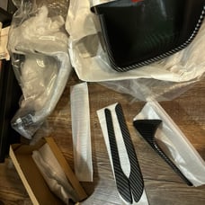 Side Mirror Cover Caps Carbon Kit Fiber Rear View Mirrors For Model-3, Model-Y