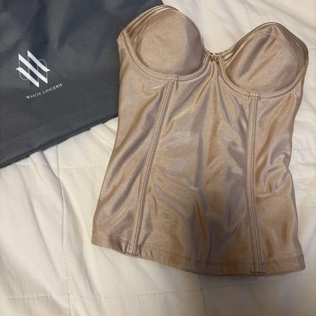 WITH LINGERIE Beige Corset