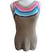 Roja Triangle Saltillo Sweater Women XS Sleeveless Brown Multicolor GeoPrint New