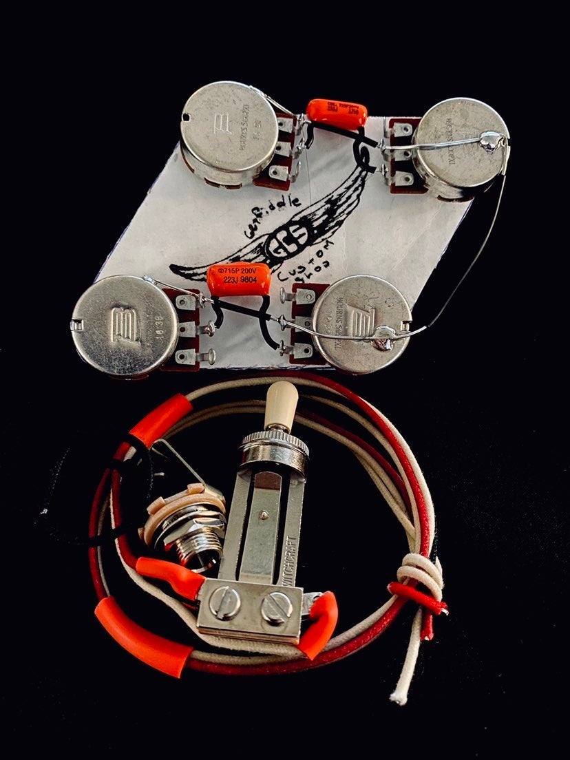 GCS 50’s Wiring Harness for Gibson Les Paul Style Guitars