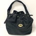 LONGCHAMP LE PLIAGE NEO MEDIUM NYLON LEATHER BUCKET BLACK BAG