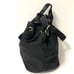 LONGCHAMP LE PLIAGE NEO MEDIUM NYLON LEATHER BUCKET BLACK BAG