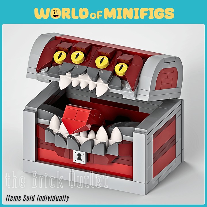 LEGO Dungeons & Dragons - Mimic Dice Box 'Red' - MOC Replica