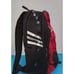 Adidas Stadium II Backpack Red/Black Sports School Bag with Reflective Stripes