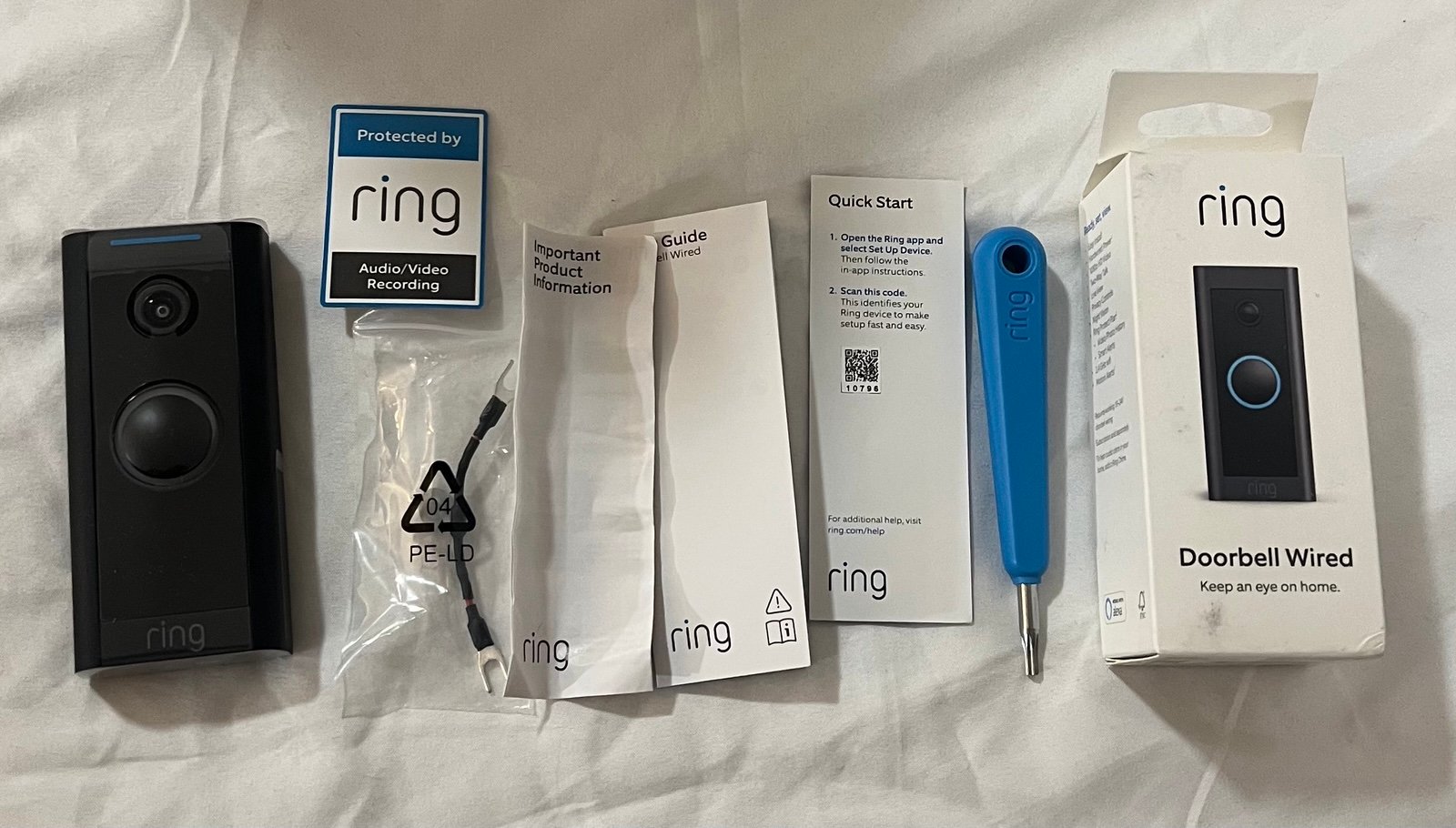 Ring Video Doorbell Wired (newest model), Use Two-Way Talk, advanced motion dete