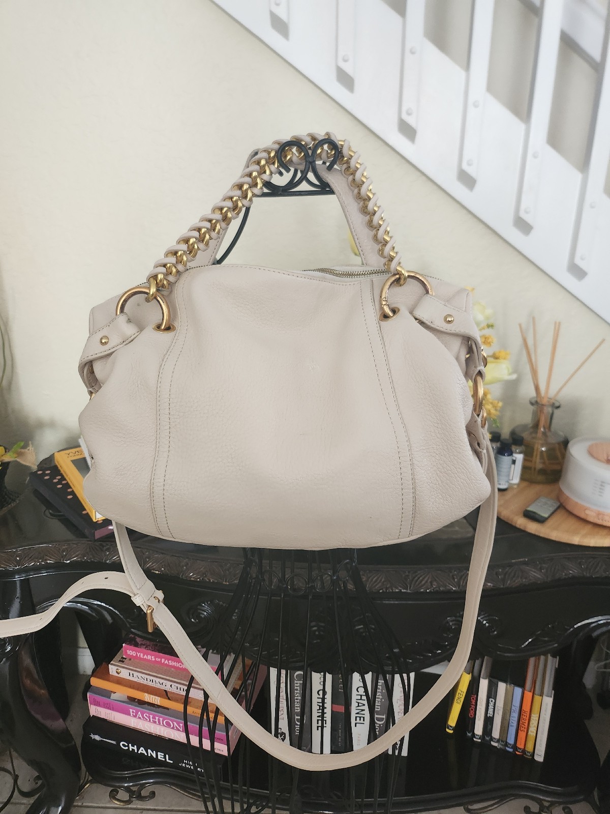 Michael Kors leather shoulder bag