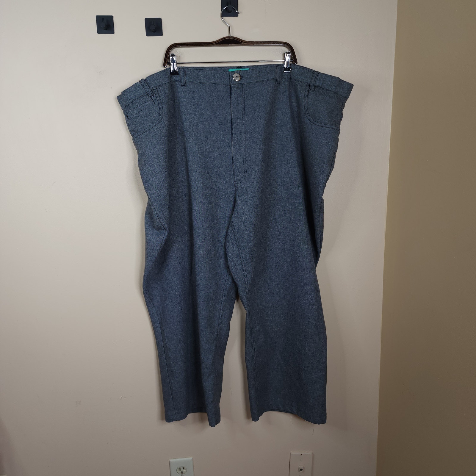 HABAND FIT-FOREVER PANTS POLYESTER in Gray Size 56L