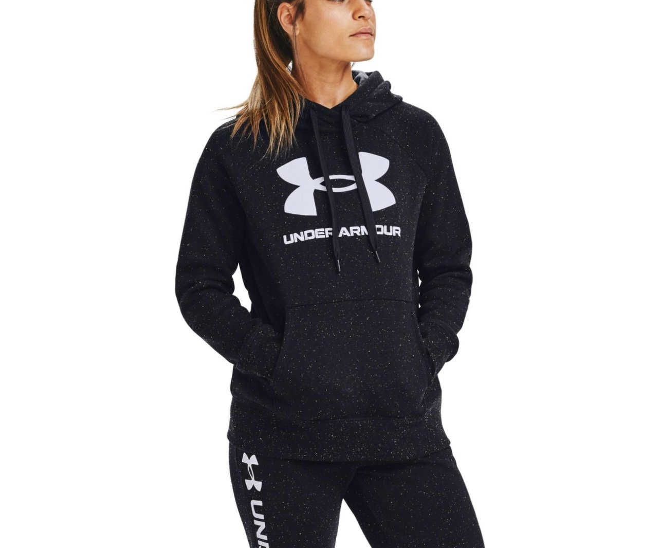 Women’s hodie Under Armour avec logo Rival Fleece