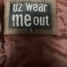 U2 Wear Me Out Men's Soft Two Toned Leather Bomber Jacket Men's Large LongSleeve