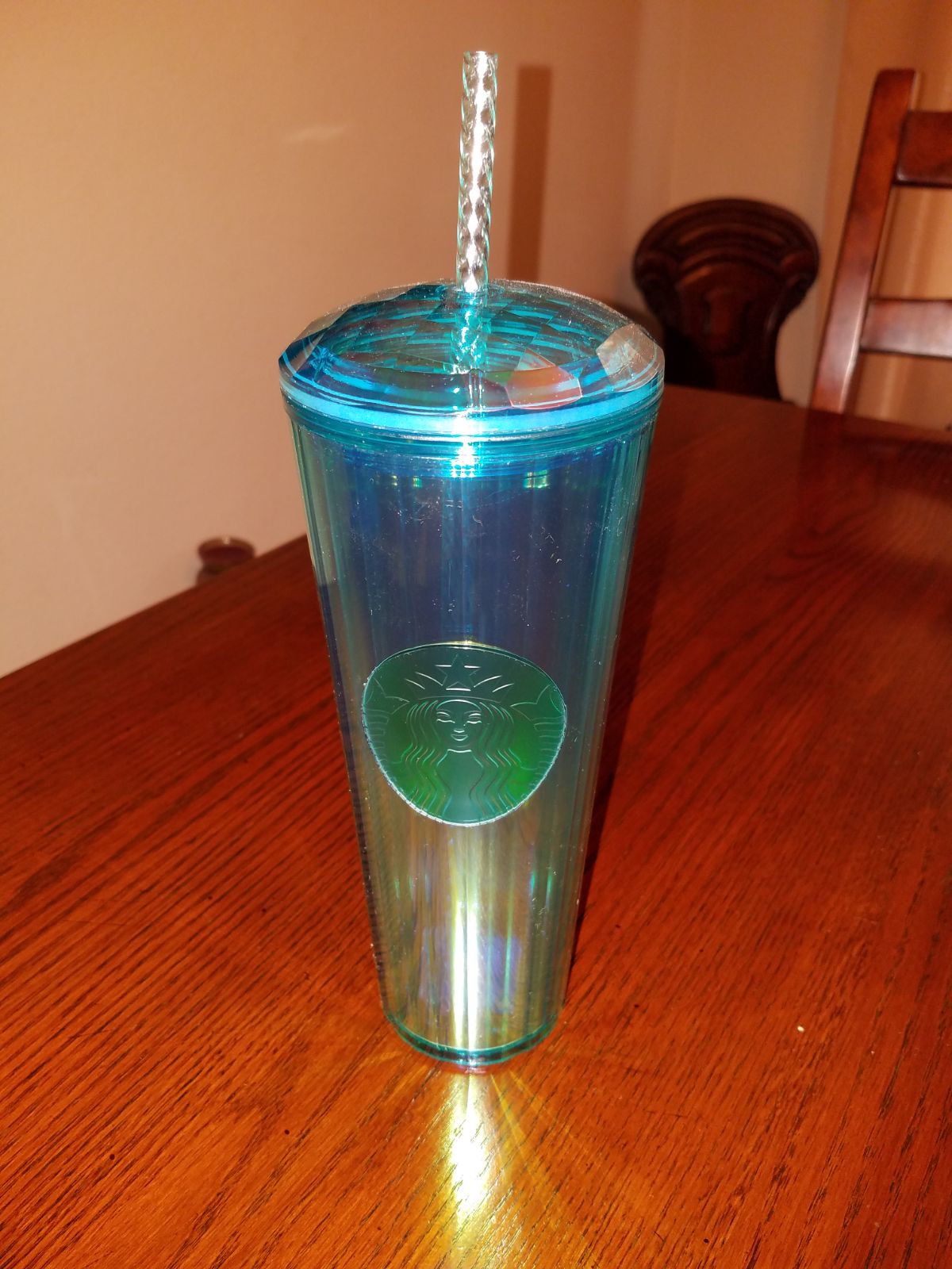 Starbucks Turquoise Kaleidoscope Tumbler