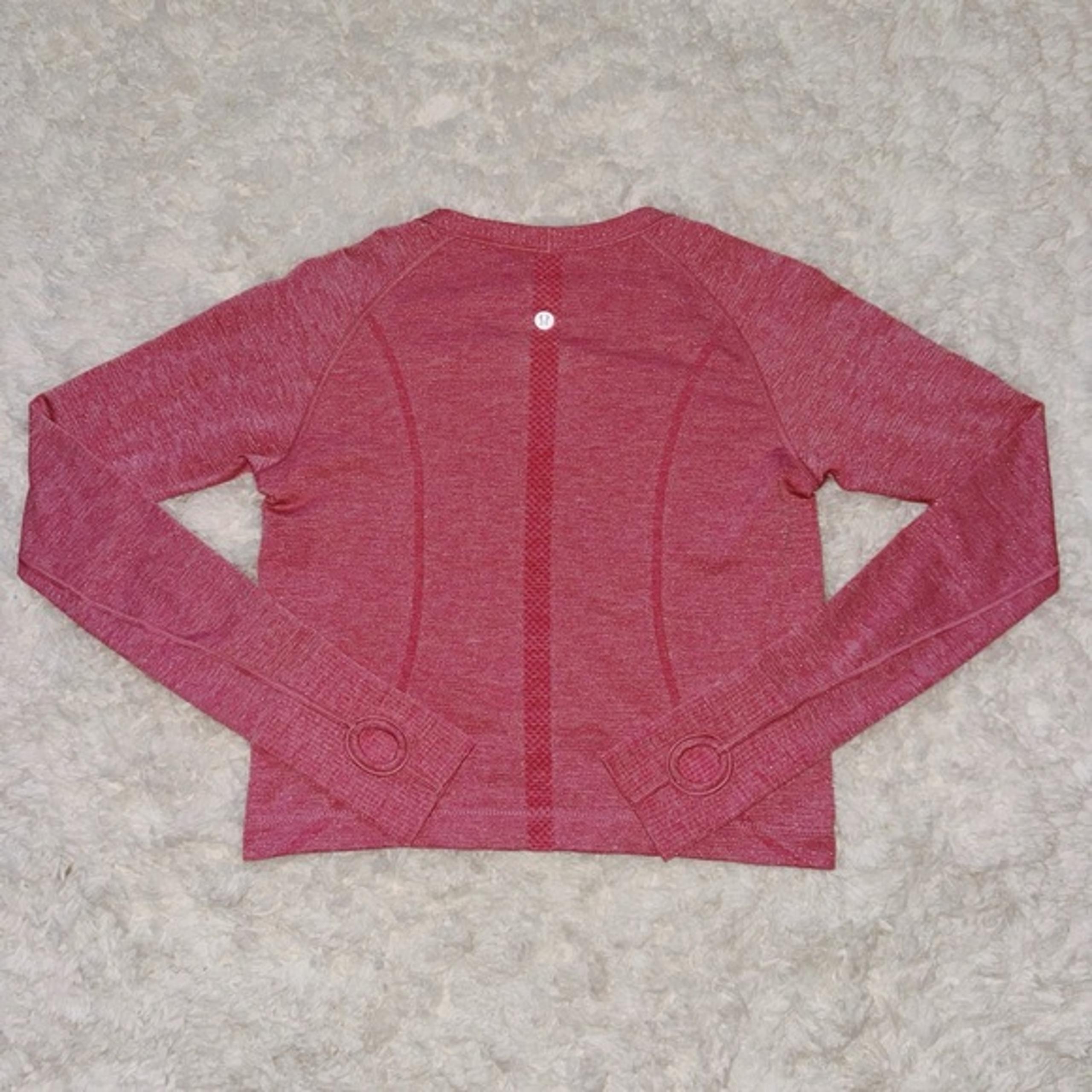 Pink Glitter Swiftly Tech Long Sleeve Shirt *Race Length Lululemon
