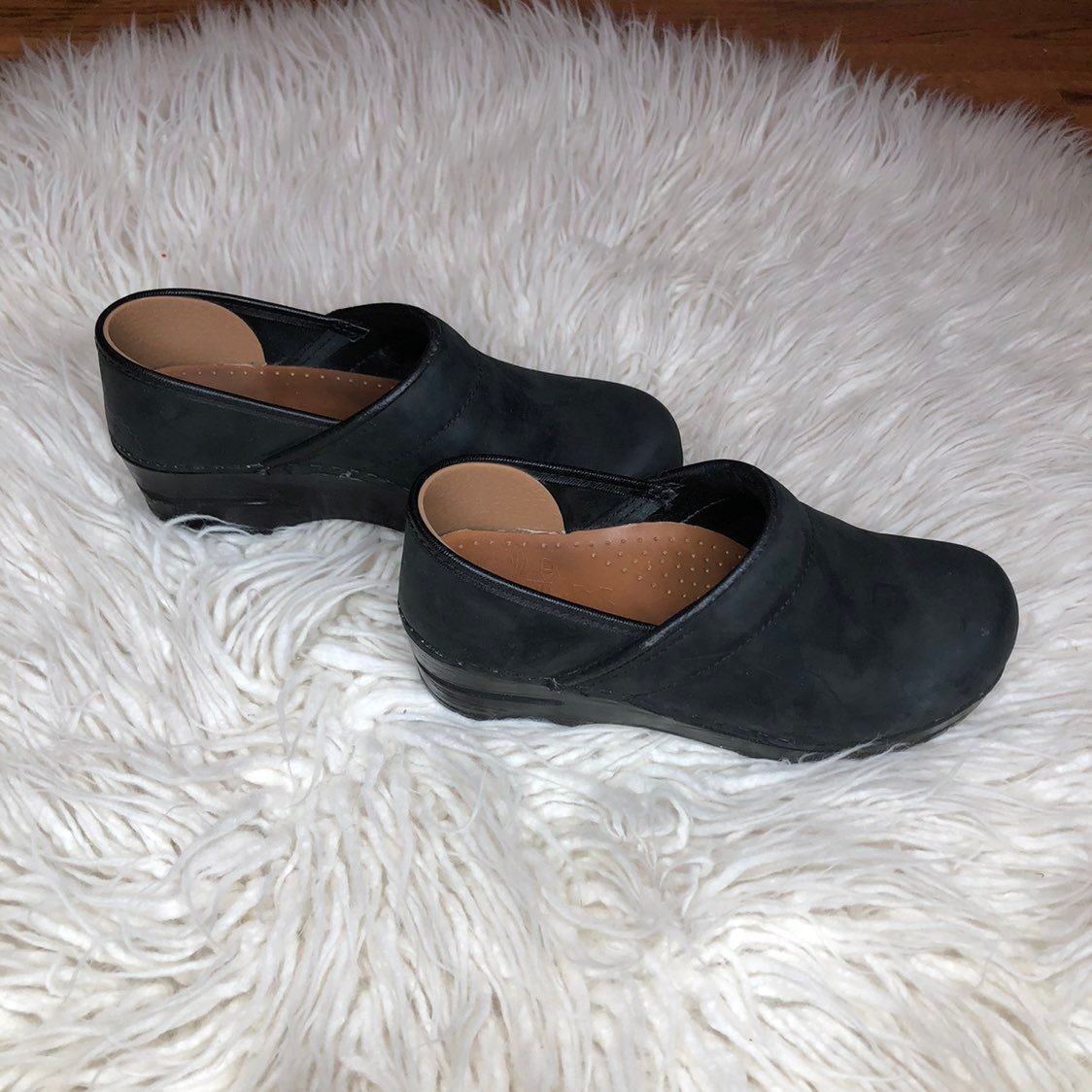 Dansko Matte Black Clogs
